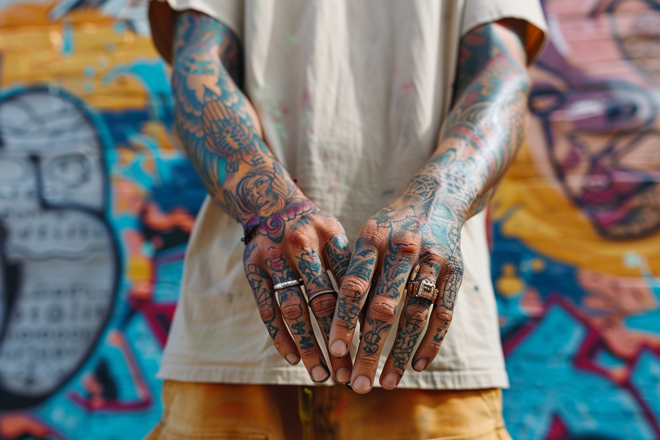 Le symbolisme des tatouages sur les mains