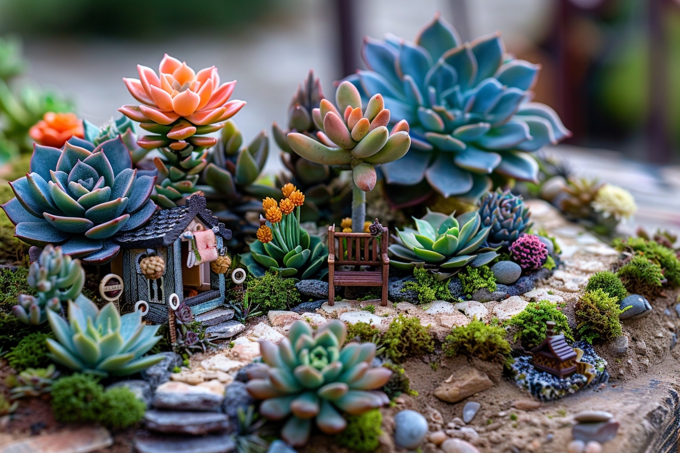 Les plantes idéales pour un jardin miniature